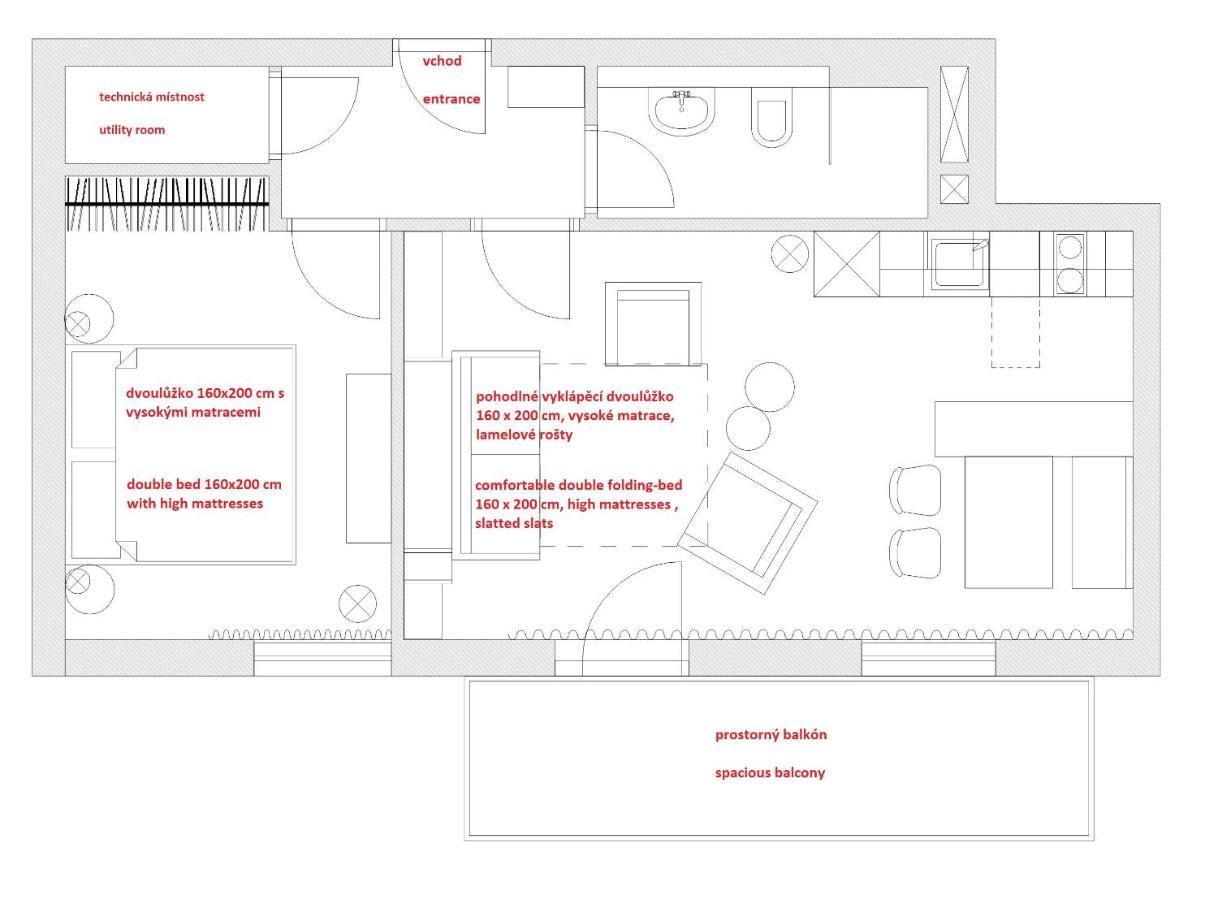 Apartman Plesivec U Sjezdovky Abertamy Exterior foto